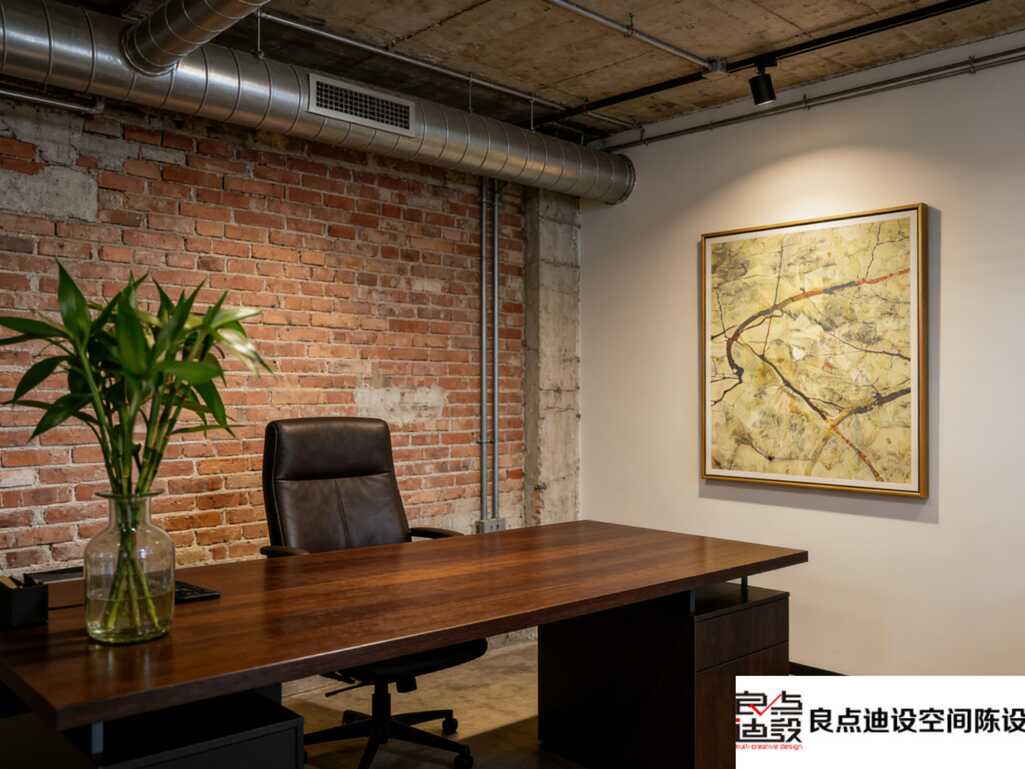 工业风办公室软装设计|粗犷与精致的完美碰撞